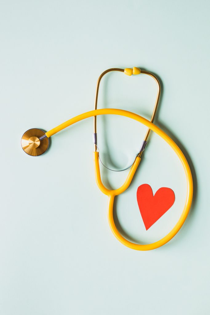 Stethoscope and a heart image for blog